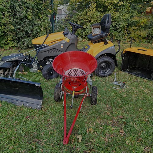 Zubehör-für-Rasentraktoren Düngerstreuer, Sämaschine GeoTech für Rasentraktoren