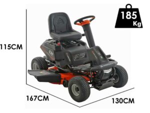 Akku-Aufsitzrasenmäher Yard Force E559 - 56V/50Ah - Fangkorb, Seitenauswurf und Mulchen