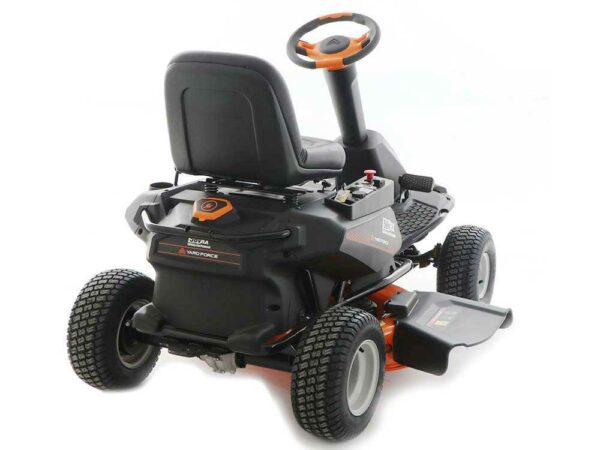 Akku-Aufsitzrasenmäher Yard Force E559 - 56V/50Ah - Fangkorb, Seitenauswurf und Mulchen