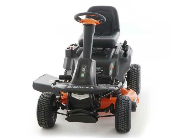 Akku-Aufsitzrasenmäher Yard Force E559 - 56V/50Ah - Fangkorb, Seitenauswurf und Mulchen