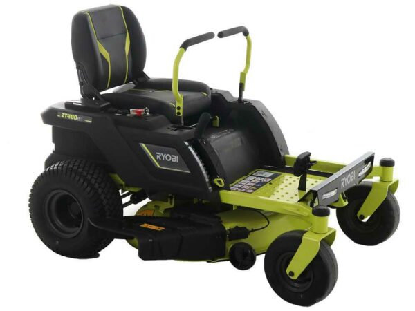 Akku-Nullwendekreismäher Ryobi ZTR480ex - Elektromotor mit Akku 48V/100Ah - Schnittbreite 107cm - 2in1