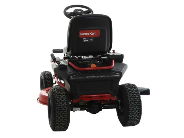 Akku-Rasentraktor GeoTech-Pro Green-Kart 76 -Akkumotor 48V/50 Ah - Seitenauswurf,Mulchen