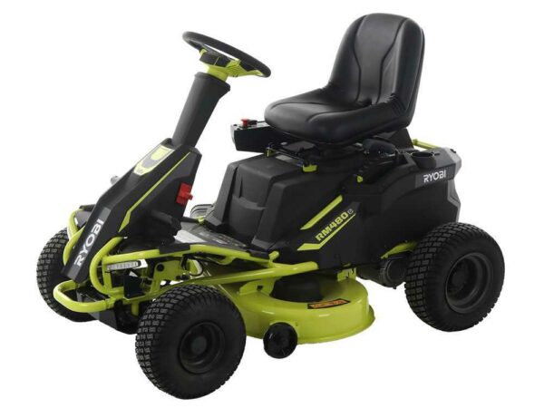 Akku-Rasentraktor Ryobi RM480E - Mulchfunktion- Seitenauswurf - 4x12V Bleiakku