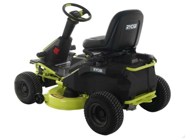 Akku-Rasentraktor Ryobi RM480E - Mulchfunktion- Seitenauswurf - 4x12V Bleiakku