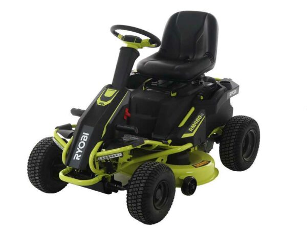 Akku-Rasentraktor Ryobi RM480E - Mulchfunktion- Seitenauswurf - 4x12V Bleiakku