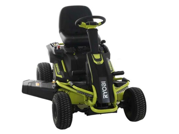 Akku-Rasentraktor Ryobi RM480E - Mulchfunktion- Seitenauswurf - 4x12V Bleiakku