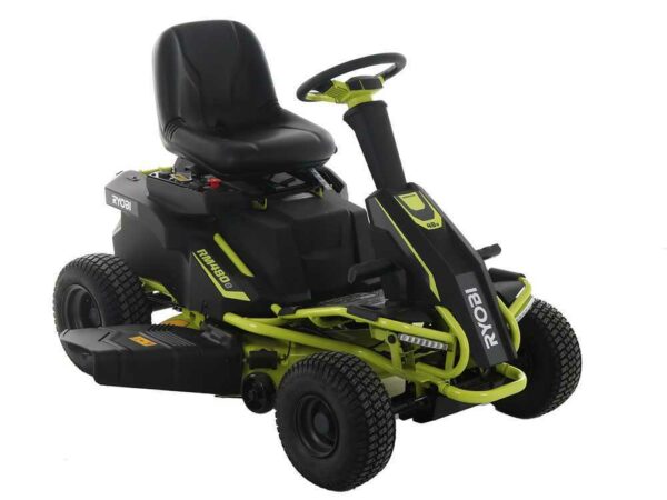 Akku-Rasentraktor Ryobi RM480E - Mulchfunktion- Seitenauswurf - 4x12V Bleiakku