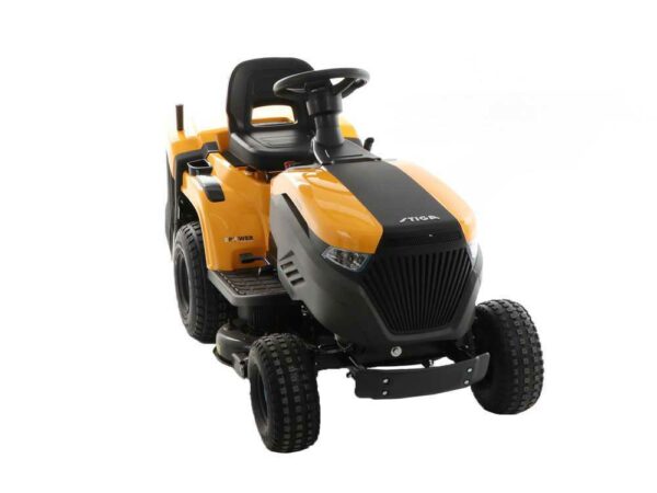 Akku-Rasentraktor Stiga Estate 384e - Fangkorb - Leistung 48V/30Ah
