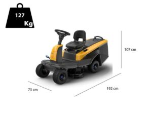 Akku-Rasentraktor Stiga SWIFT 372e - ePower Akkus - 72 cm Schnittbreite