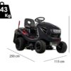 AL-KO T18-103.4 HD-A V2 - Rasentraktor - Hydrostatgetriebe - Fangkorb