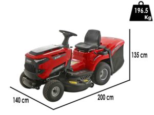 Blue Bird LT C102H TWIN - Rasentraktor mit Hydrostatgetriebe - Fangkorb 245 L