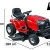 Bronco 107T-S Troy Bilt Rasentraktor - CVT-Getriebe - Seitenauswurf