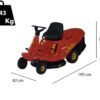 Eurosystems SLALOM 67 - Mini Rider Aufsitzrasenmäher- Motor B&S 3105 PowerBuilt - Hydrostatgetriebe