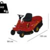 Eurosystems SLALOM 76 - Mini-Rider Aufsitzrasenmäher- Hydrostatgetriebe - Motor B&S Intek 3130 avs