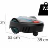 Gardena Smart SILENO City 250 - Mähroboter- Bedienung über Gardena Smart App - Schnittbreite 16 cm