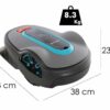Gardena Smart SILENO Life 750 - Mähroboter - Bedienung über Gardena Smart App - Schnittbreite 22 cm