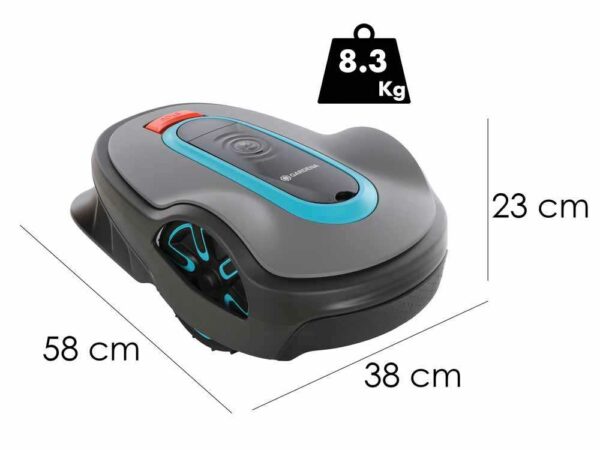 Gardena Smart SILENO Life 750 - Mähroboter - Bedienung über Gardena Smart App - Schnittbreite 22 cm