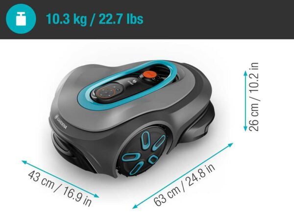 Gardena Smart SILENO Max 1200 - Mähroboter - Schnittbreite 22 cm