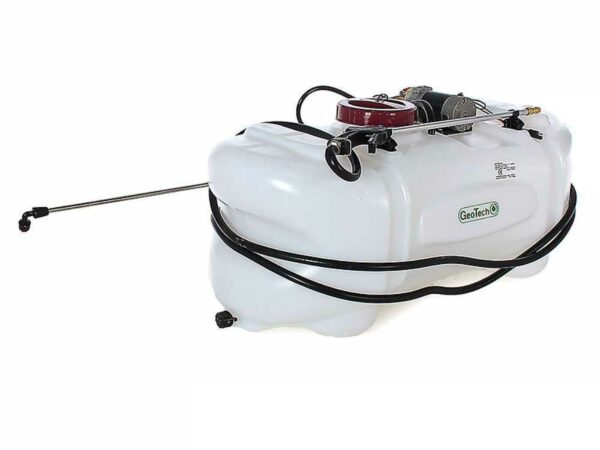 GeoTech CZ100C - Tank für Spritzanwendung für Rasentraktor - Pumpe 12 V - 100 l