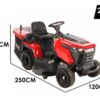 GeoTech-Pro PRTM 180-1020 H-CM - Aufsitzmäher - Hydrostatisches Getriebe - Fangkorb