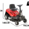 Geotech RM 65-610 S- Aufsitzmäher Minirider- 196ccm Motor mit E-Starter