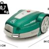 Mähroboter Ambrogio L32 Deluxe - Mähroboter mit Begrenzungskabel- Akku 25,9 V und 2,5 Ah