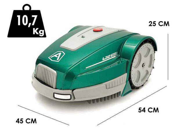 Mähroboter Ambrogio L32 Deluxe - Mähroboter mit Begrenzungskabel- Akku 25,9 V und 2,5 Ah