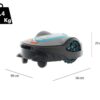 Mähroboter Gardena SILENO life 1000 set Smart - Gardena Smart App Steuerung - Empfohlene Rasenfläche 1000 m²