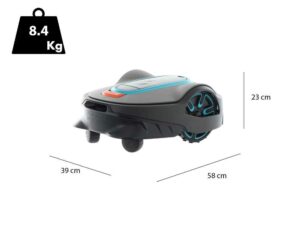 Mähroboter Gardena SILENO life 1000 set Smart - Gardena Smart App Steuerung - Empfohlene Rasenfläche 1000 m²