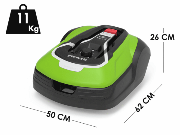 Mähroboter Greenworks OPTIMOW 10 GRL110 - mit Begrenzungskabel