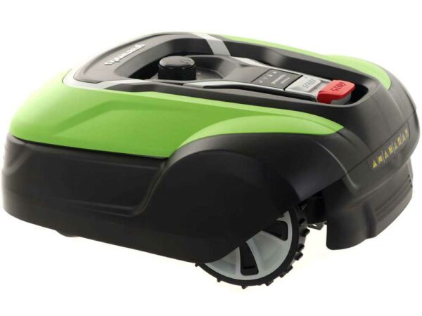 Mähroboter Greenworks OPTIMOW 10 GRL110 - mit Begrenzungskabel