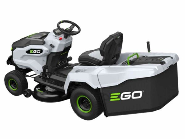 PROMO EGO TR 3801 E - B - Akku-Aufsitzmäher mit Fangkorb - 56V - 15Ah