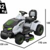 PROMO EGO TR4201 E - Akku-Aufsitzmäher - 56V - 40Ah