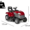 Rasentraktor Castelgarden XD 150 mit Seitenauswurf - Schnittbreite 98 cm