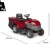 Rasentraktor Castelgarden XDC 150 HD - Hydrostatgetriebe - Fangkorb