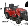 Rasentraktor Troy Bilt Bronco 92T-R - Hydrostatgetriebe - Fangkorb