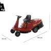 Rider Aufsitzrasenmäher Eurosystems ASSO 67 Mini rider - B&S 21R5 POWER BUILT Motor 344 cm³ - 7.7 kW