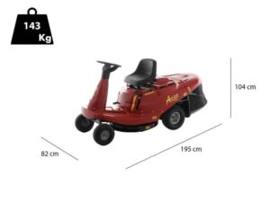 Rider Aufsitzrasenmäher Eurosystems ASSO 67 Mini rider - B&S 21R5 POWER BUILT Motor 344 cm³ - 7.7 kW