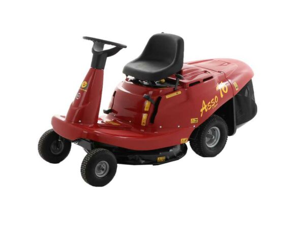 Rider Aufsitzrasenmäher Eurosystems ASSO 76 Mini rider - mechanisches Getriebe mit Gängen - 76 cm Schnittbreite