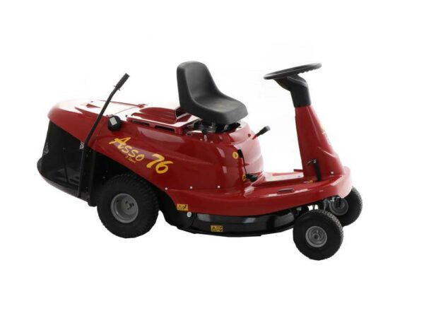 Rider Aufsitzrasenmäher Eurosystems ASSO 76 Mini rider - mechanisches Getriebe mit Gängen - 76 cm Schnittbreite