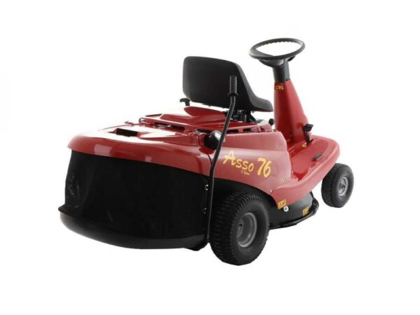 Rider Aufsitzrasenmäher Eurosystems ASSO 76 Mini rider - mechanisches Getriebe mit Gängen - 76 cm Schnittbreite
