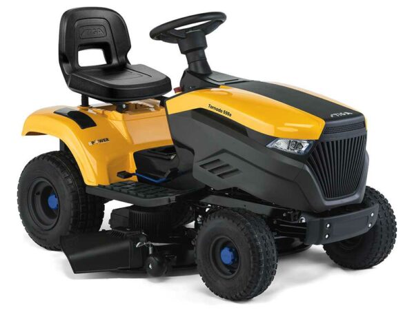 Stiga Tornado 598e - 48V/40Ah - Akku-Rasentraktor - mit Seitenauswurf