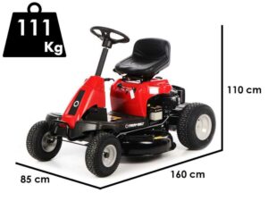 Troy-Bilt TB 60T-S SELECT - Aufsitzrasenmäher - mit Seitenauswurf - 196 ccm Motor - Elektrostarter