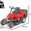 Troy-Bilt TB 76T-R - Aufsitzrasenmäher - mit Fangkorb - 382 ccm Motor - Elektrostarter