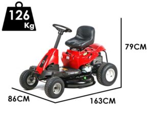 Troy-Bilt TB 76T-S - Aufsitzrasenmäher - mit Seitenauswurf - Motor 382 cm³ - Elektrostarter